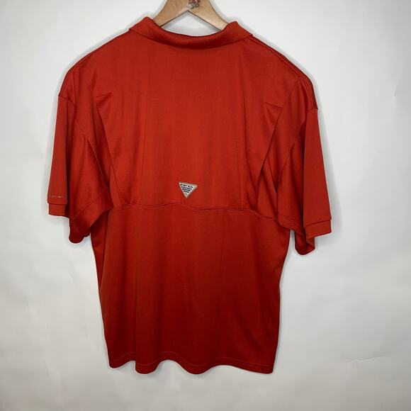 Columbia PFG  Omni Shade Red Polo Shirt XL - Picture 6 of 6